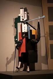 Picasso's cubist cardboard costume for Parade (1917)